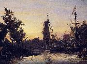 Johan Barthold Jongkind Binneshaven oil painting